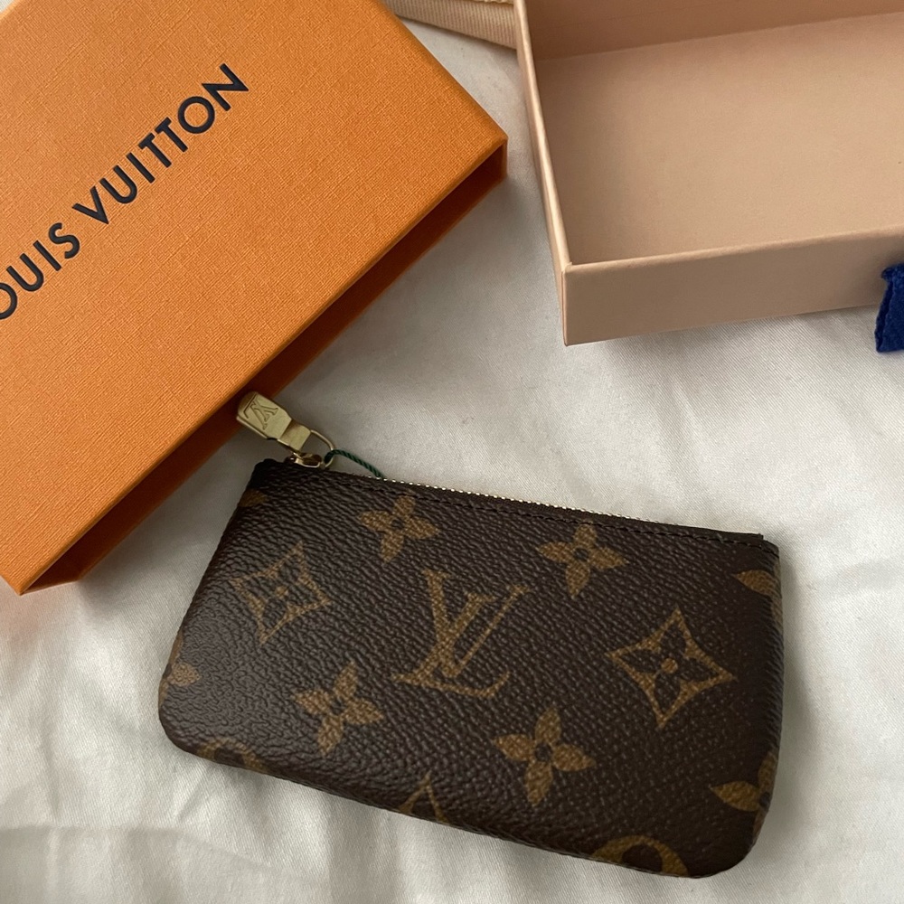 New Authentic LV Key Pouch